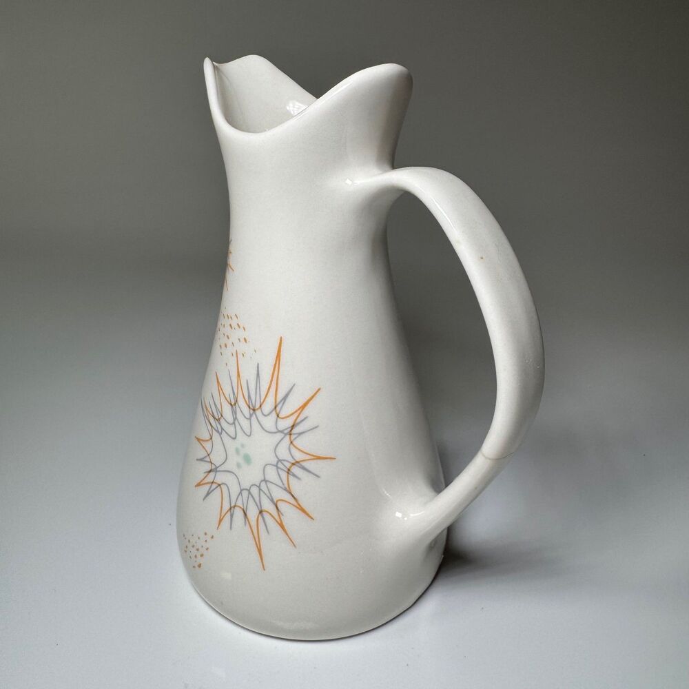 VTG MCM Iroquois Impromptu Stellar Creamer Pitcher Ben Seibel Atomic Starburst - Picture 3 of 8